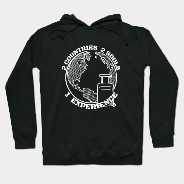 2 Countries 2 Souls 1 Experience Hoodie by Orange Pyramid